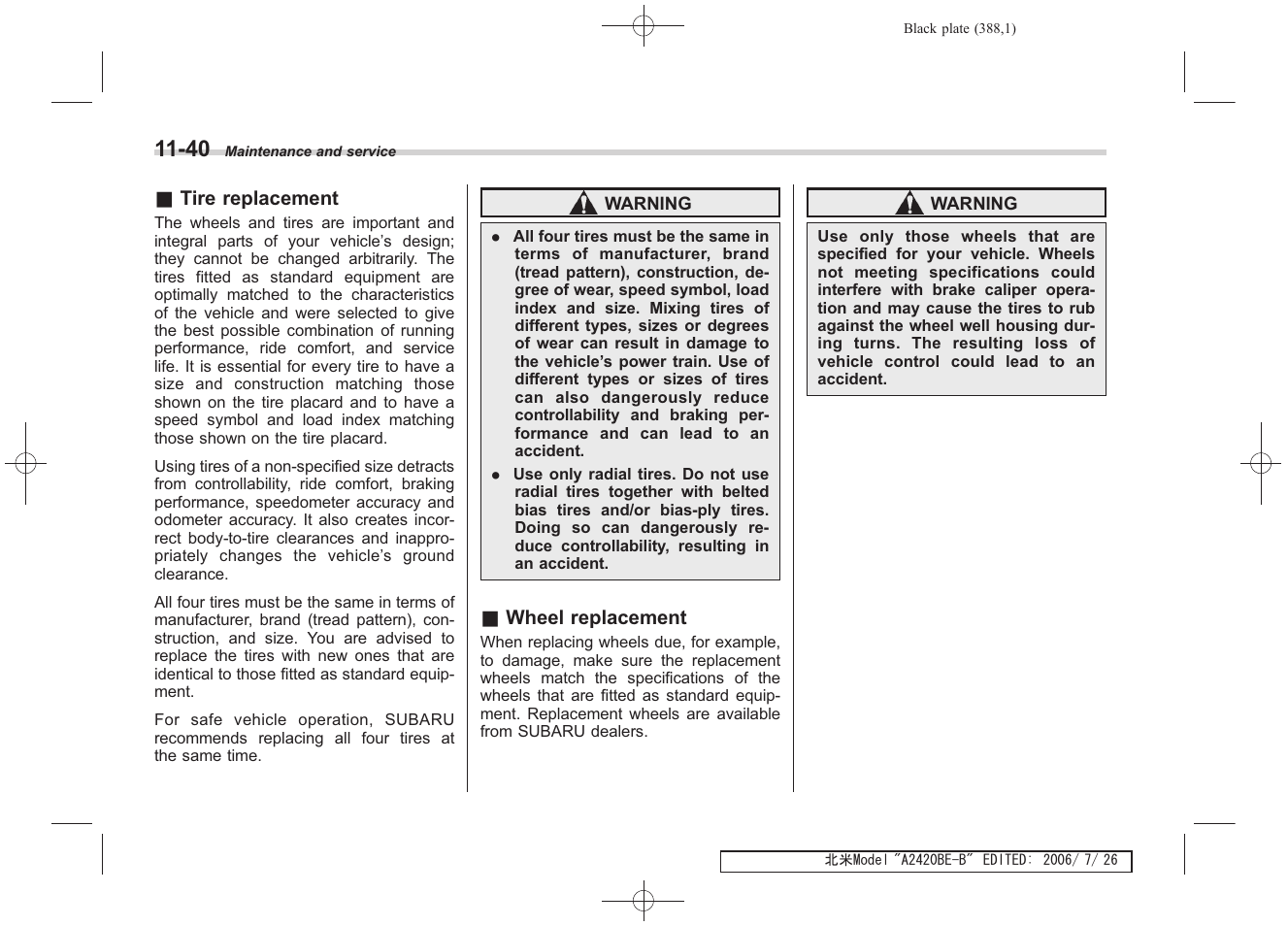 Subaru 2007 Legacy User Manual | Page 383 / 442