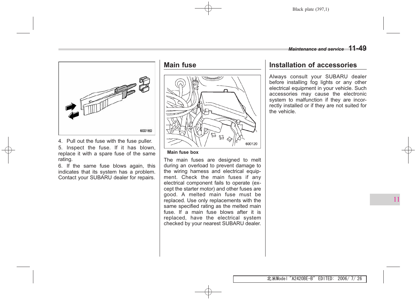Subaru 2007 Legacy User Manual | Page 392 / 442