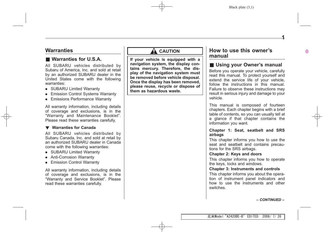 Msa5m0704a_3 | Subaru 2007 Legacy User Manual | Page 4 / 442