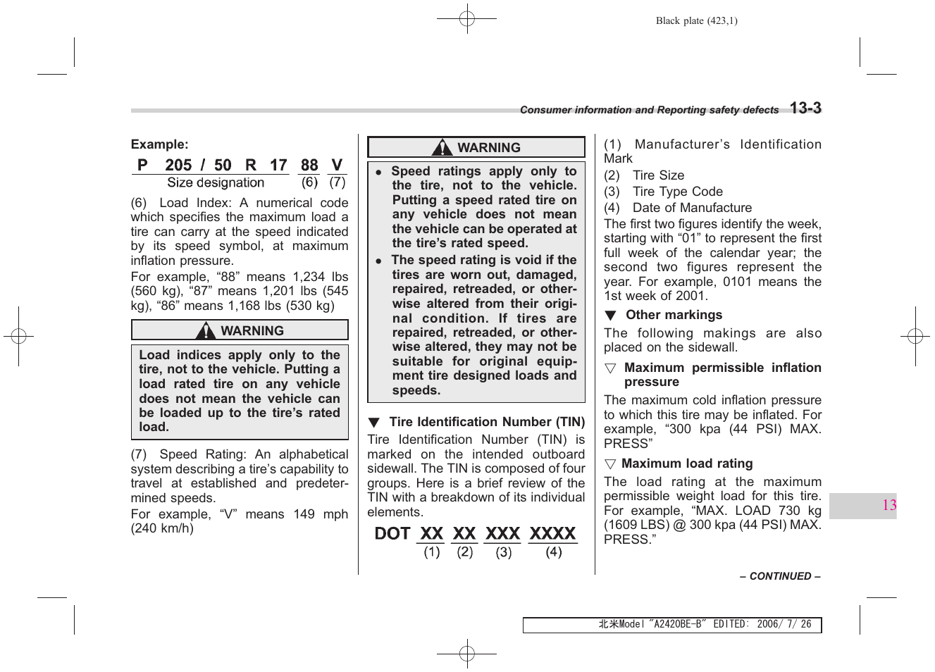 Subaru 2007 Legacy User Manual | Page 418 / 442