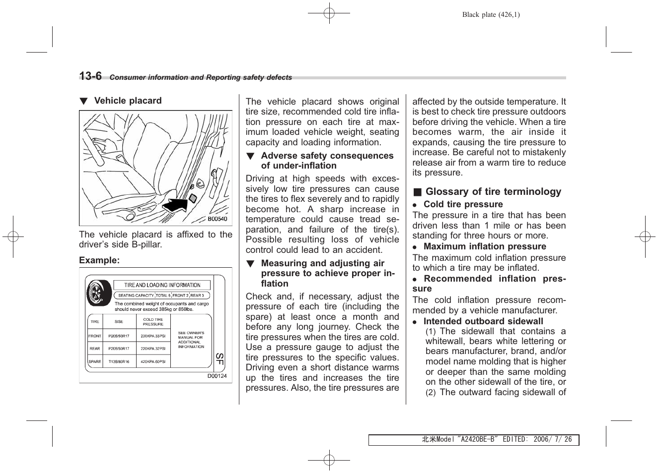 Subaru 2007 Legacy User Manual | Page 421 / 442