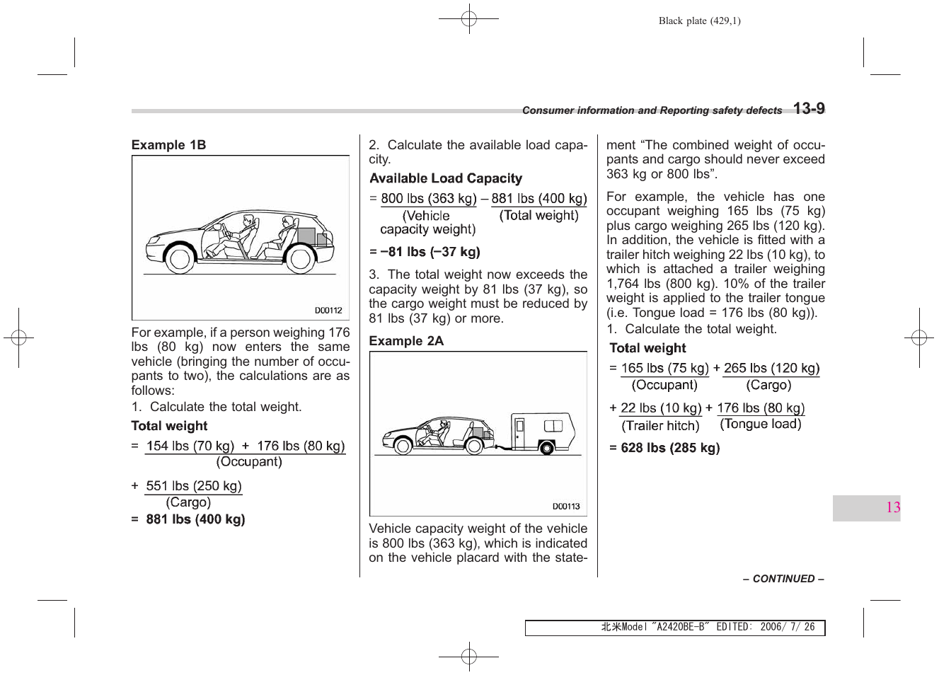 Subaru 2007 Legacy User Manual | Page 424 / 442