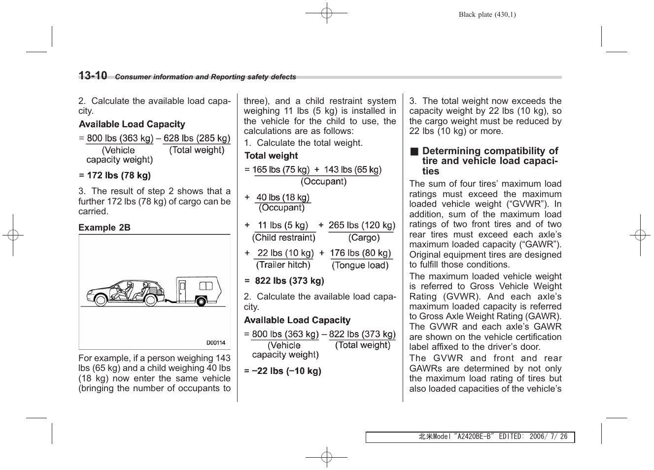 Subaru 2007 Legacy User Manual | Page 425 / 442