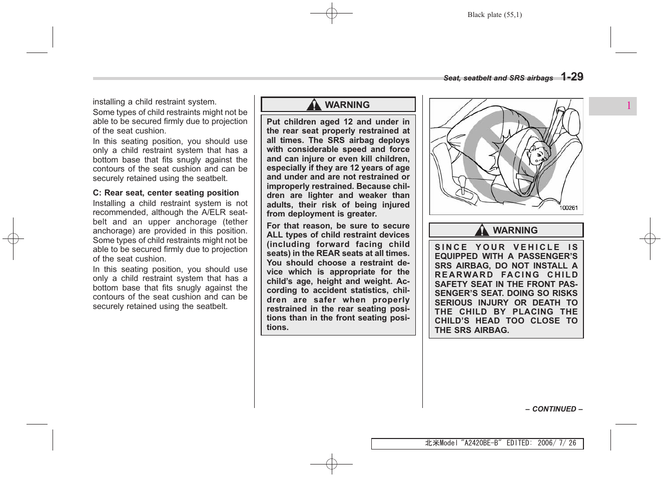Subaru 2007 Legacy User Manual | Page 56 / 442