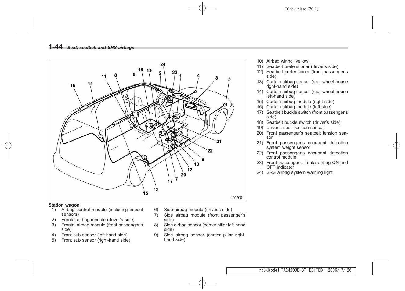 Subaru 2007 Legacy User Manual | Page 71 / 442
