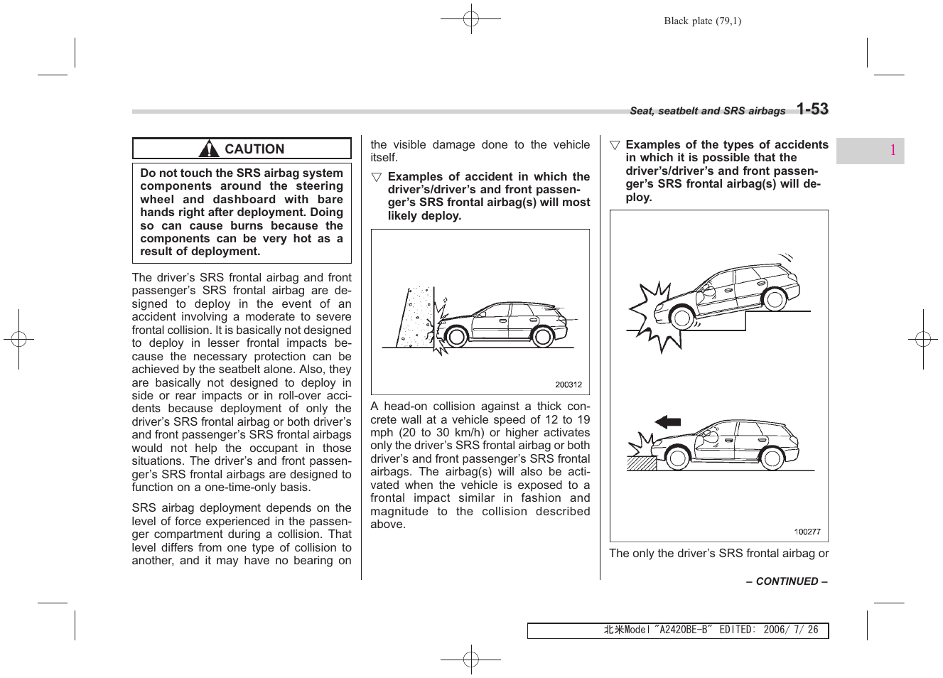 Subaru 2007 Legacy User Manual | Page 80 / 442
