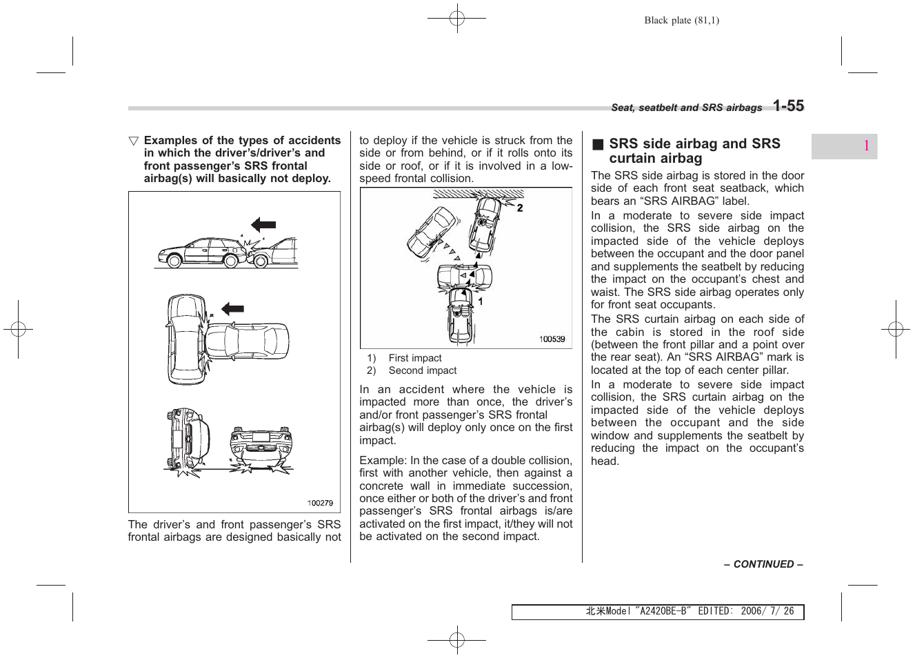 Subaru 2007 Legacy User Manual | Page 82 / 442