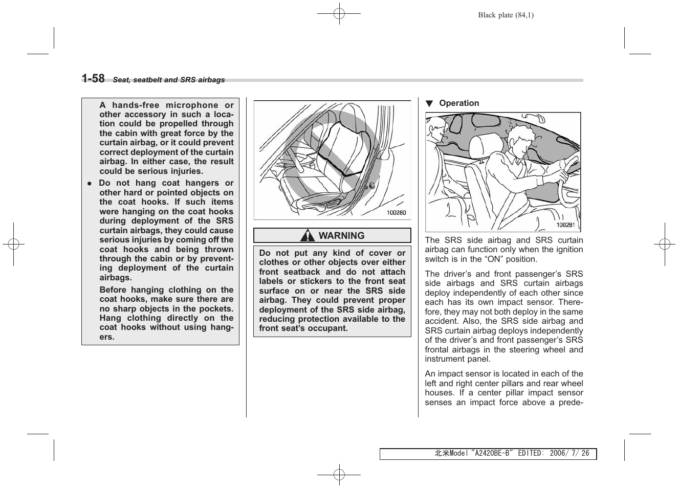 Subaru 2007 Legacy User Manual | Page 85 / 442