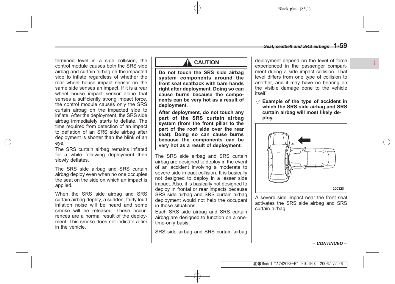 Subaru 2007 Legacy User Manual | Page 86 / 442