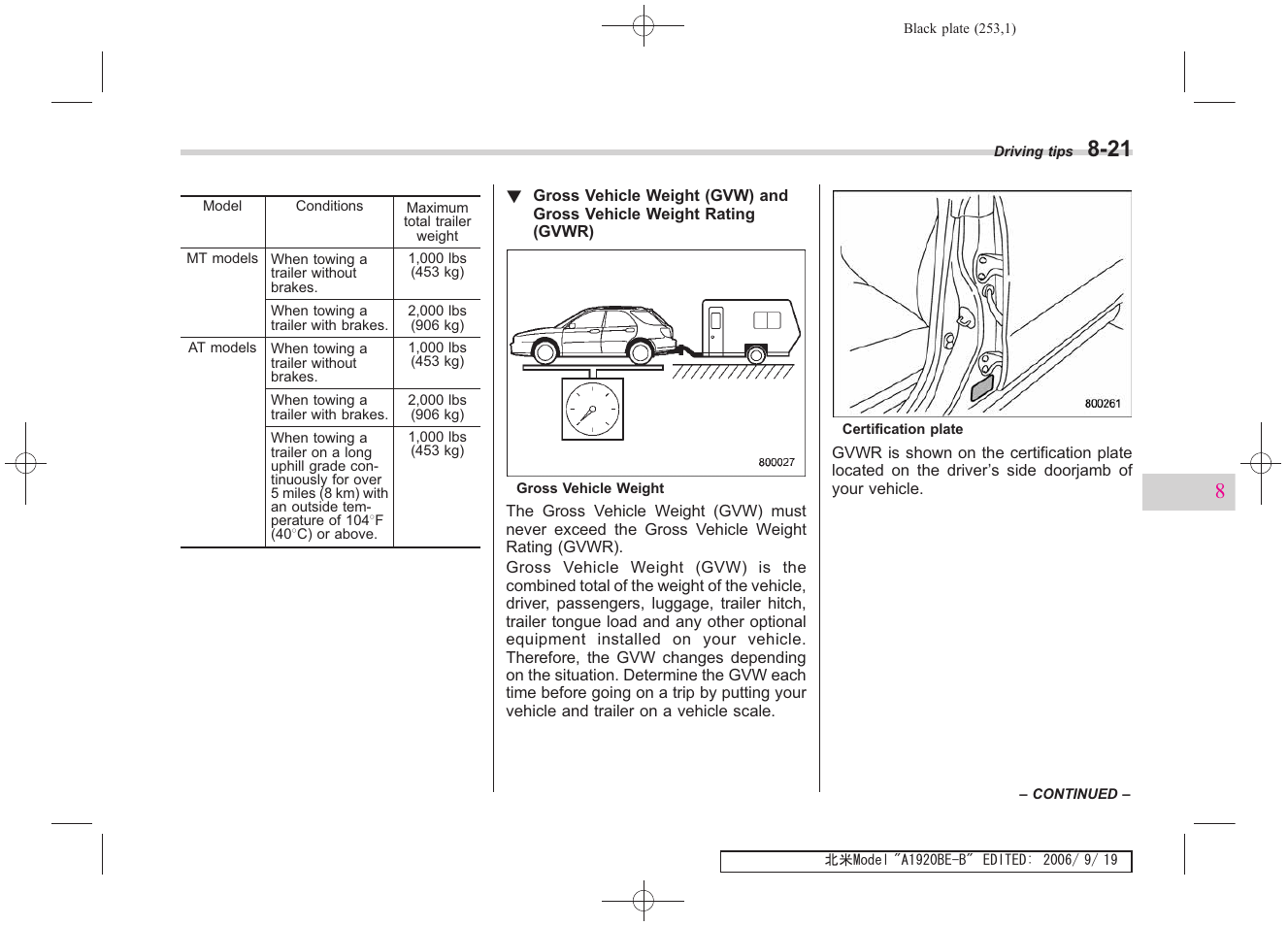 Subaru 2007 Impreza WRX User Manual | Page 247 / 364