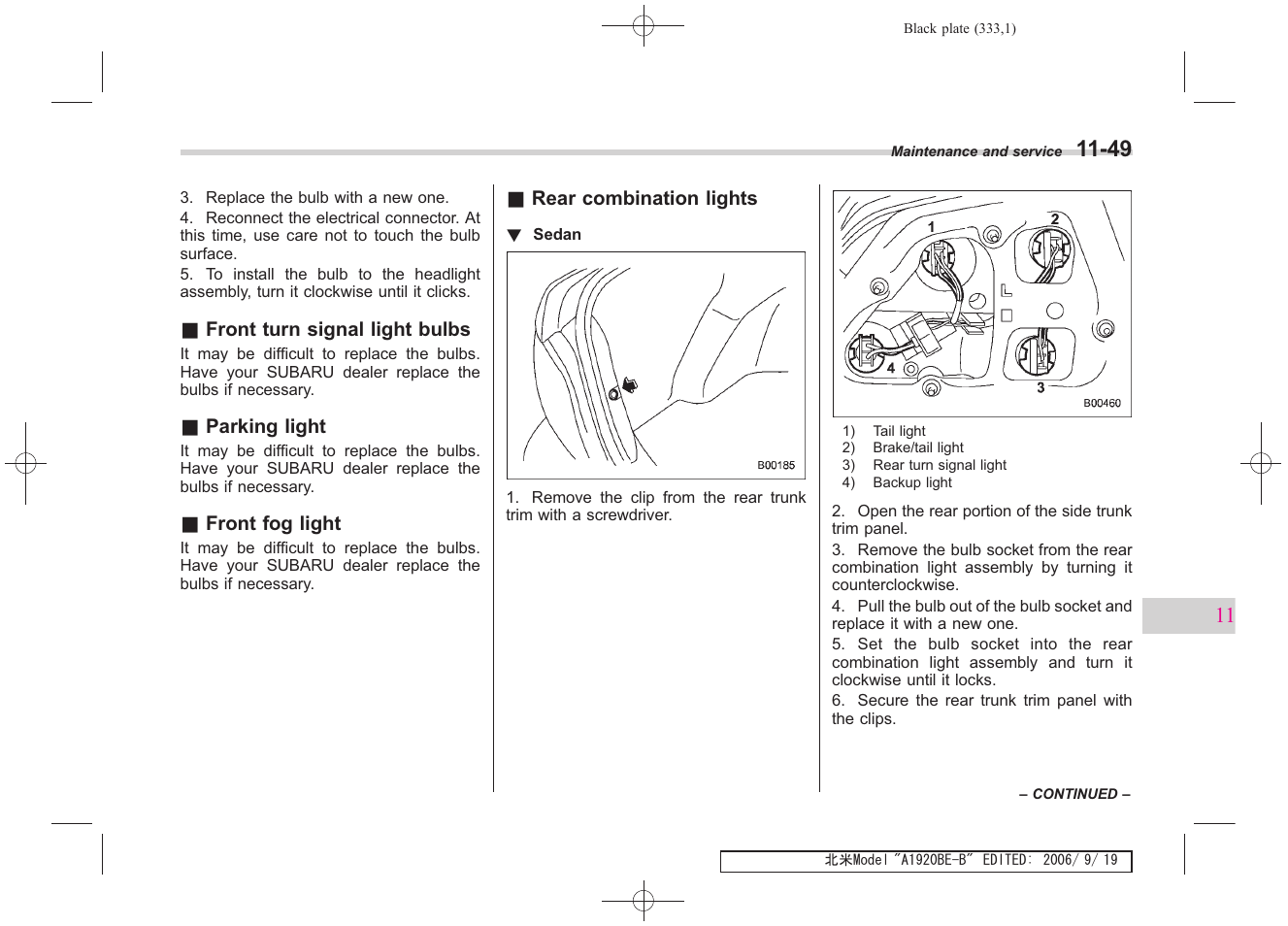 Subaru 2007 Impreza WRX User Manual | Page 325 / 364