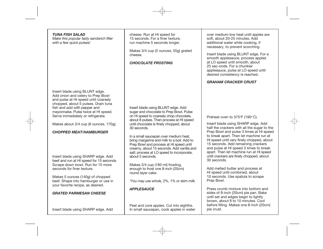 Cuisinart DLC-1 User Manual | Page 10 / 16