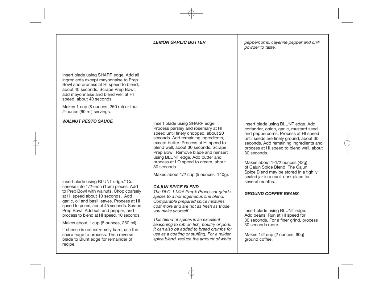 Cuisinart DLC-1 User Manual | Page 12 / 16