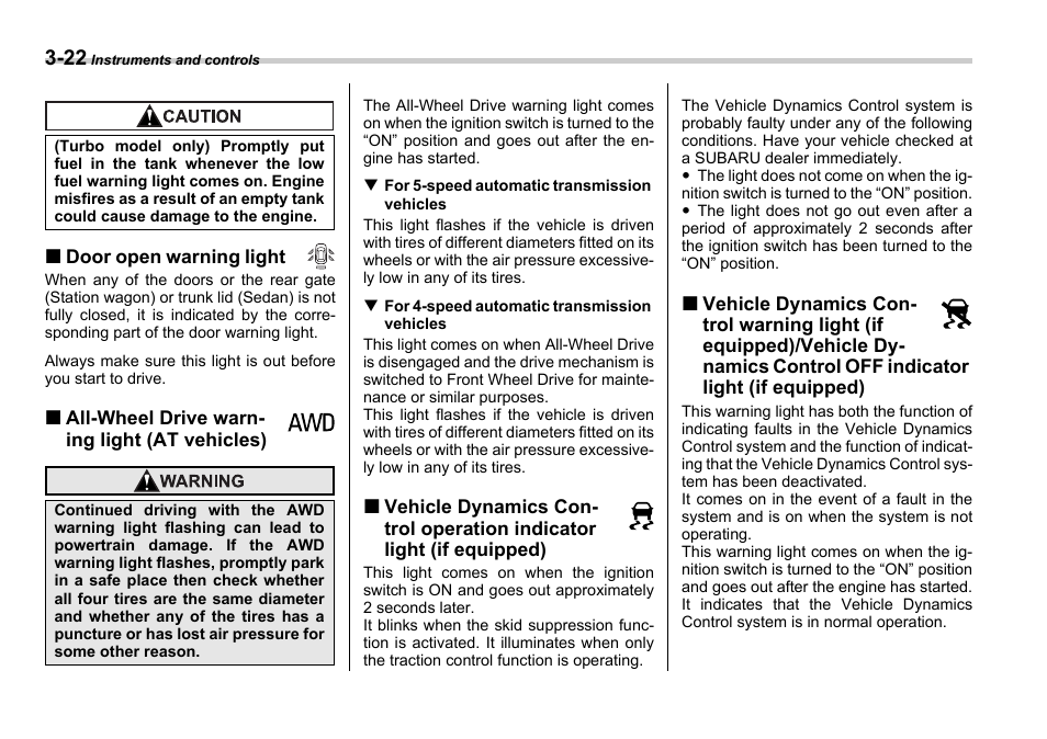 Subaru 2006 Legacy User Manual | Page 137 / 425