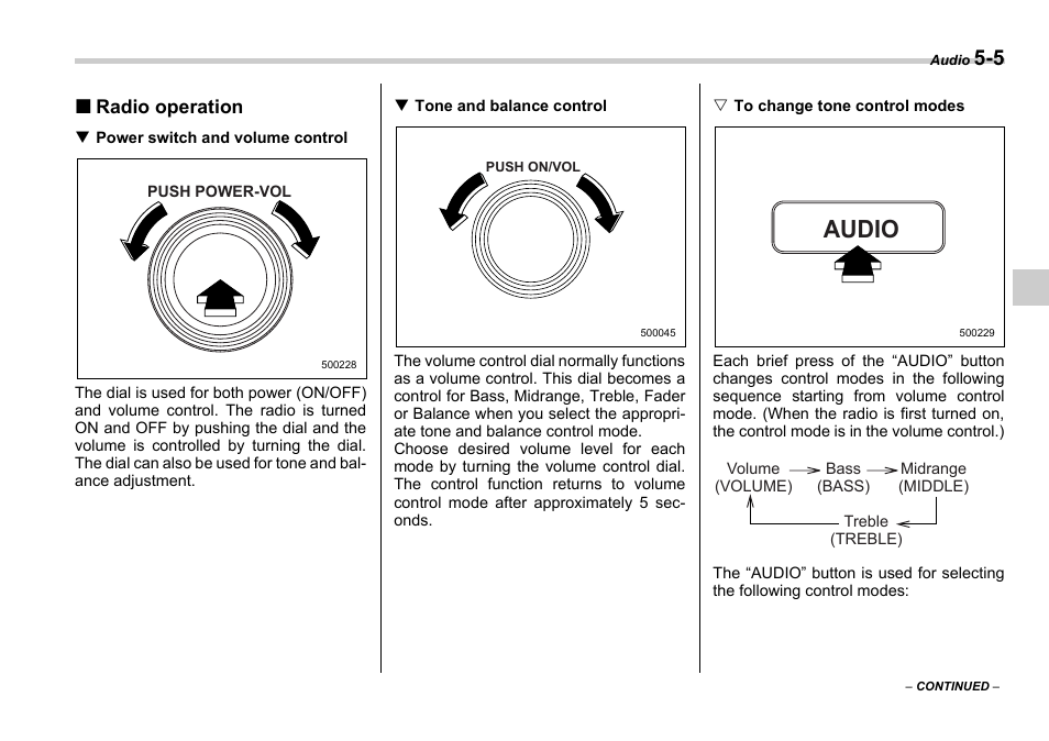 Audio | Subaru 2006 Legacy User Manual | Page 178 / 425