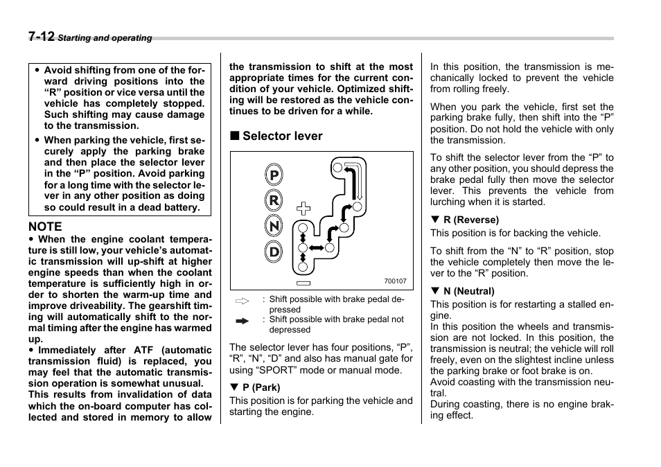 Subaru 2006 Legacy User Manual | Page 251 / 425