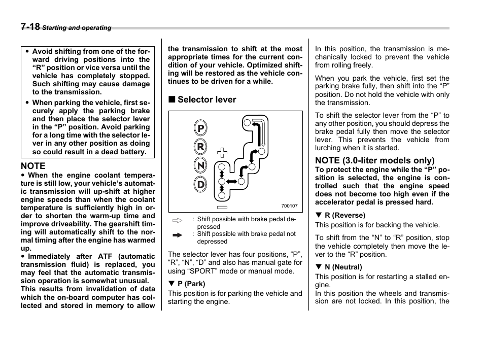 Subaru 2006 Legacy User Manual | Page 257 / 425