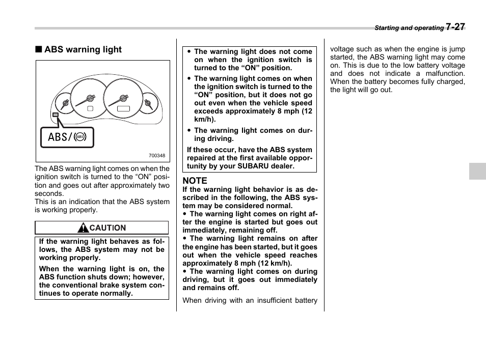 Subaru 2006 Legacy User Manual | Page 266 / 425