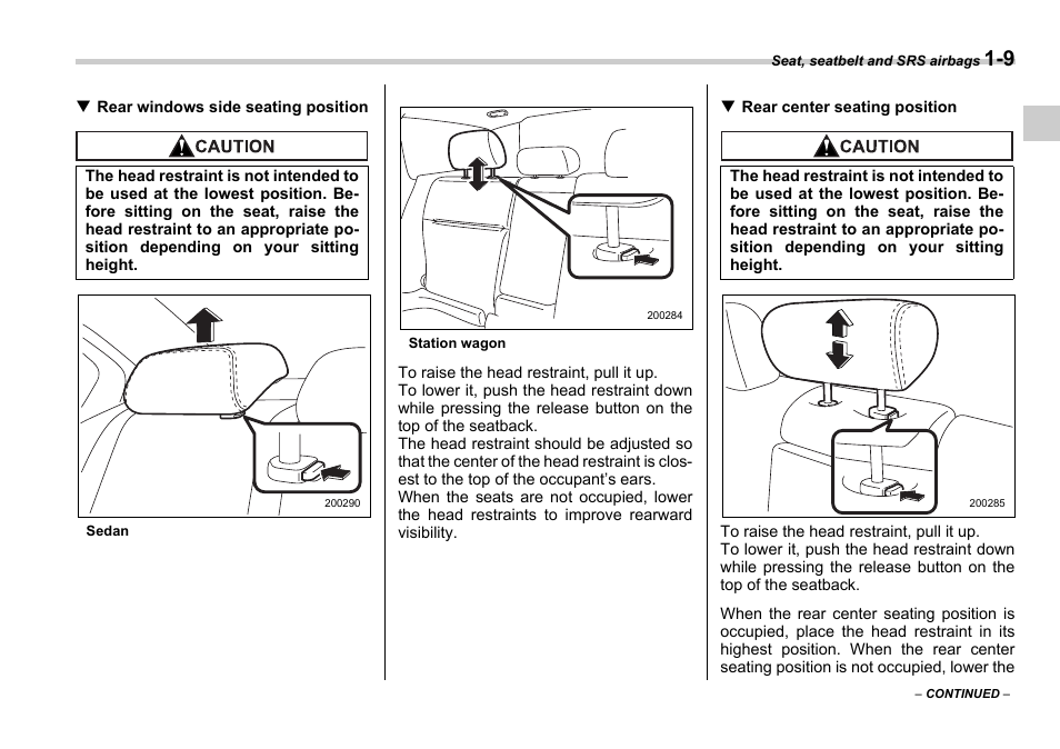 Subaru 2006 Legacy User Manual | Page 34 / 425