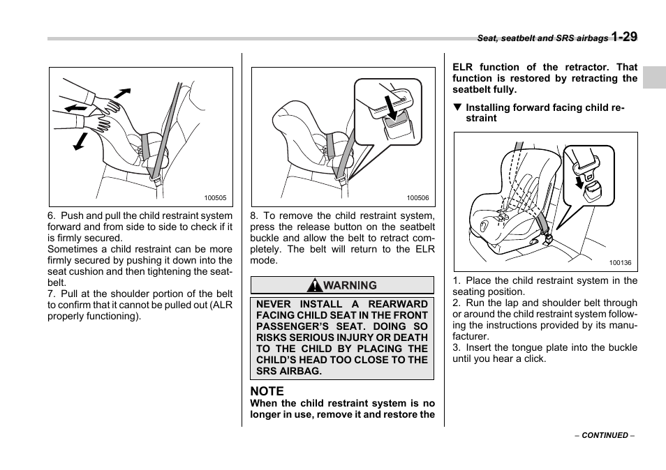 Subaru 2006 Legacy User Manual | Page 54 / 425