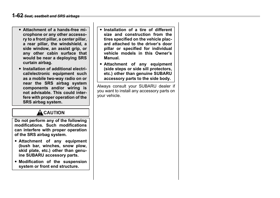 Subaru 2006 Legacy User Manual | Page 87 / 425