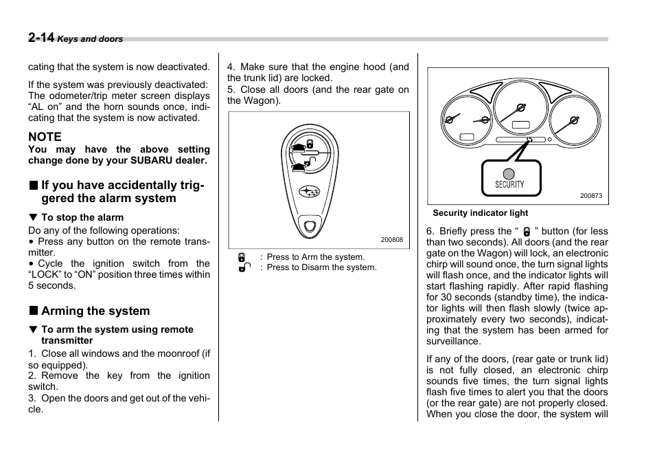 Subaru 2006 Impreza WRX User Manual | Page 101 / 365