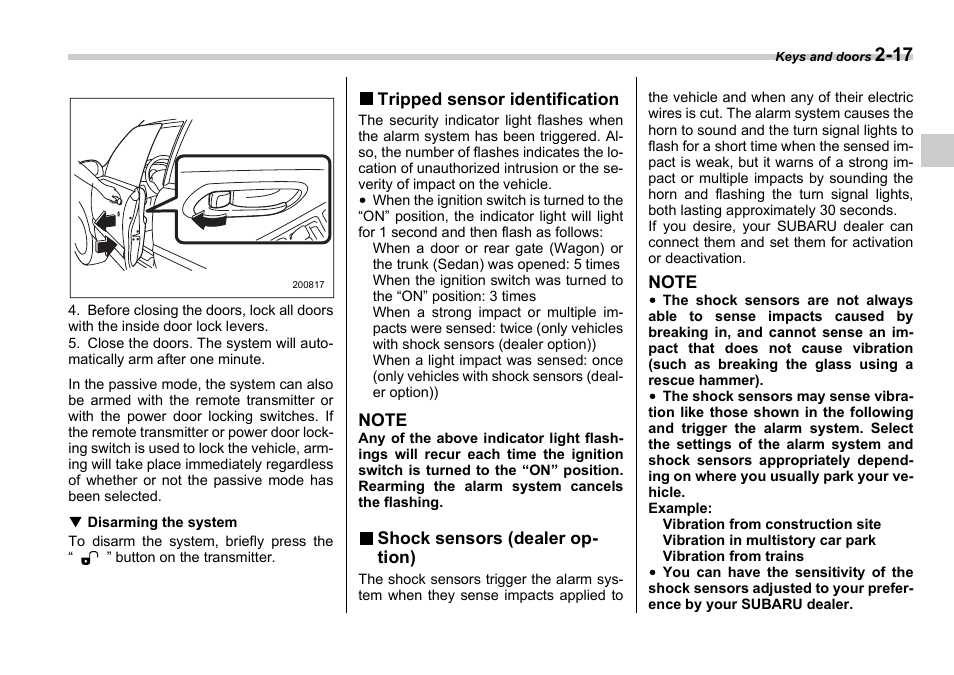 Subaru 2006 Impreza WRX User Manual | Page 104 / 365