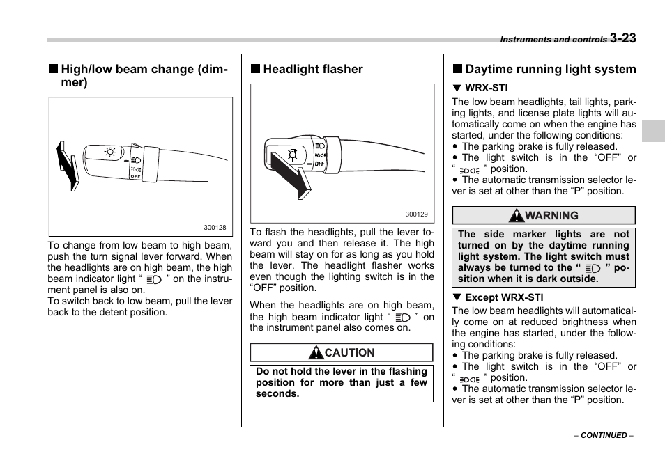 Subaru 2006 Impreza WRX User Manual | Page 136 / 365