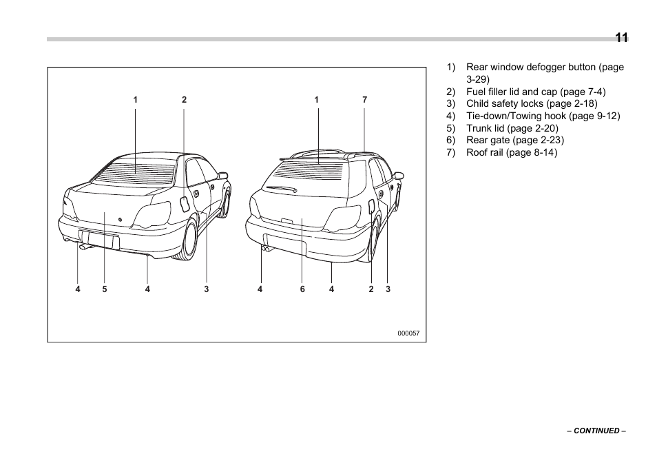 Subaru 2006 Impreza WRX User Manual | Page 14 / 365