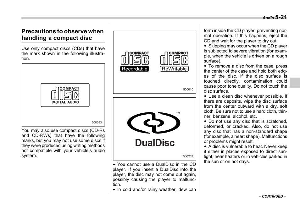 Dualdisc | Subaru 2006 Impreza WRX User Manual | Page 184 / 365