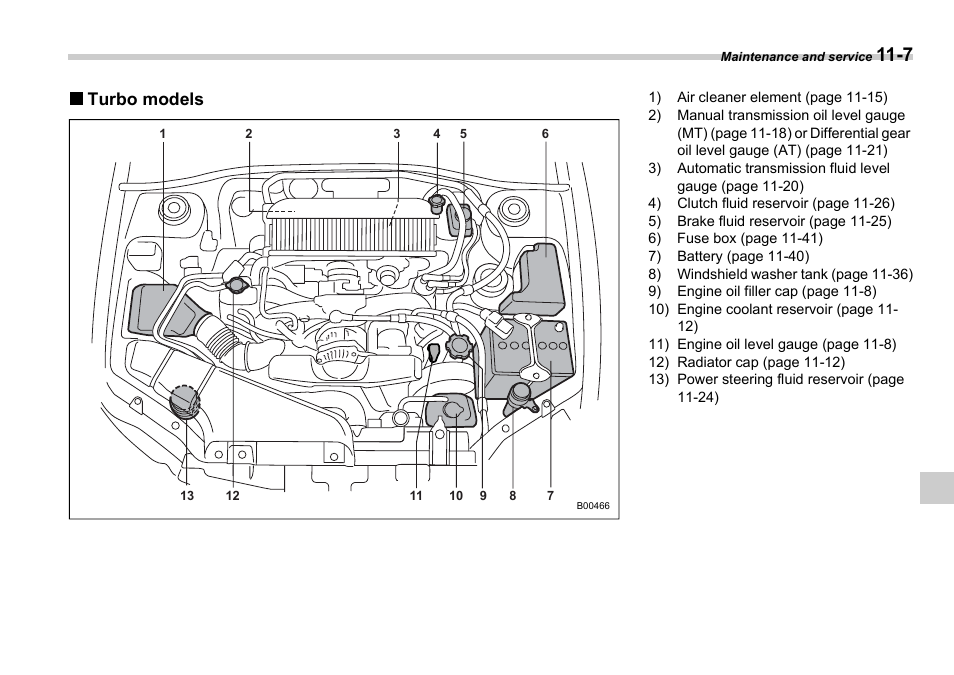 Turbo models | Subaru 2006 Impreza WRX User Manual | Page 286 / 365