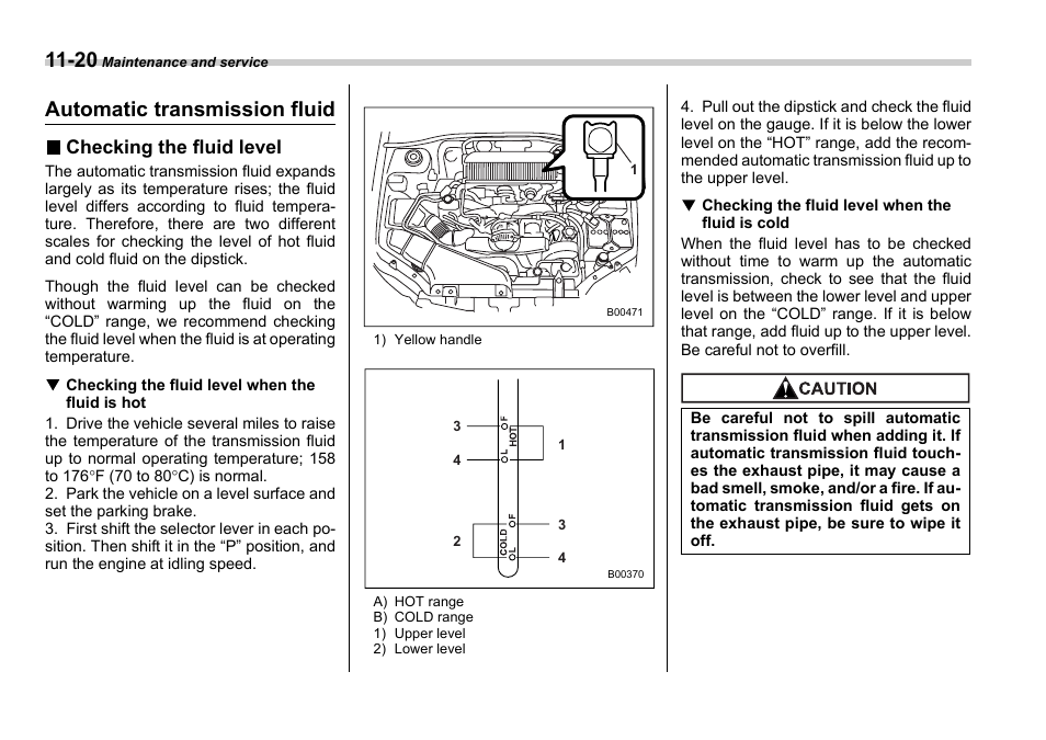 Automatic transmission fluid | Subaru 2006 Impreza WRX User Manual | Page 299 / 365