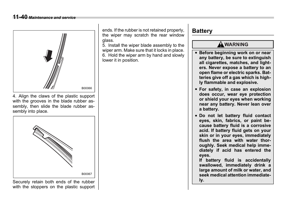 Battery | Subaru 2006 Impreza WRX User Manual | Page 319 / 365