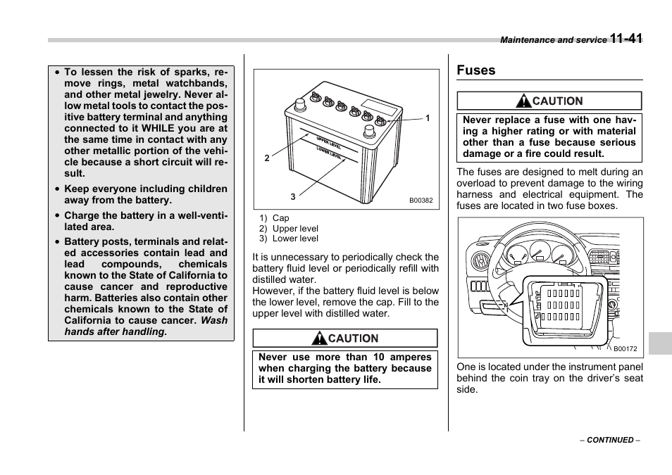 Fuses | Subaru 2006 Impreza WRX User Manual | Page 320 / 365