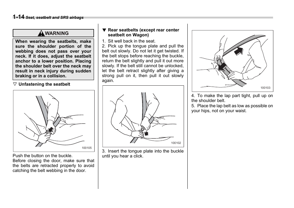 Subaru 2006 Impreza WRX User Manual | Page 41 / 365