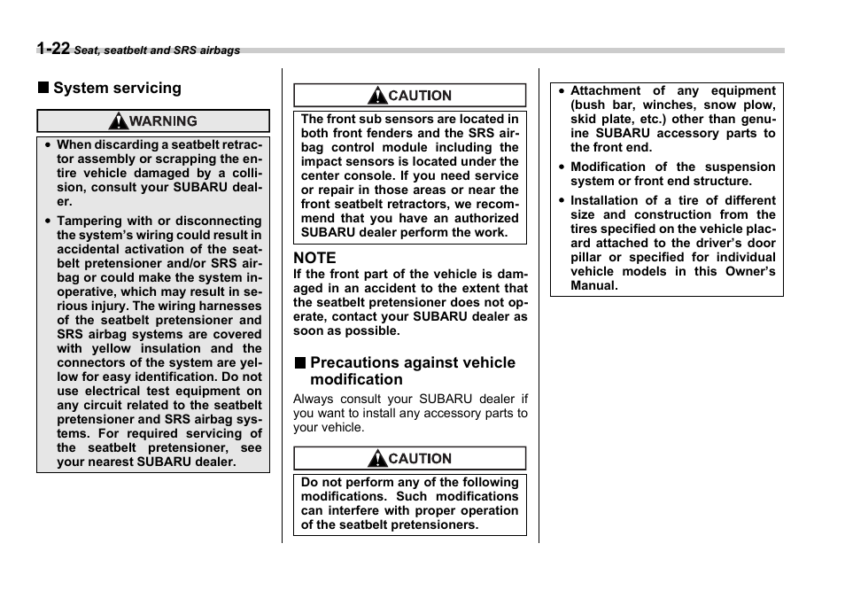 Subaru 2006 Impreza WRX User Manual | Page 49 / 365