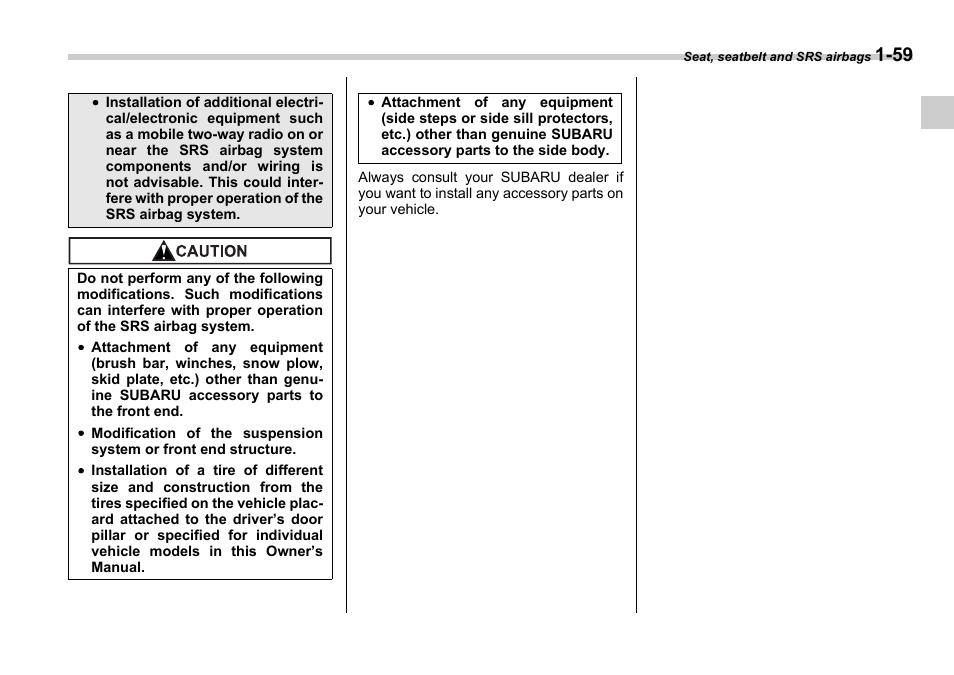 Subaru 2006 Impreza WRX User Manual | Page 86 / 365