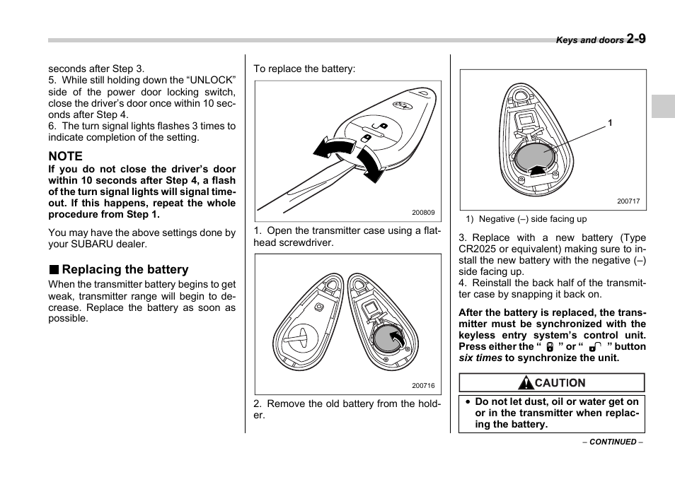 Replacing the battery | Subaru 2006 Impreza WRX User Manual | Page 96 / 365