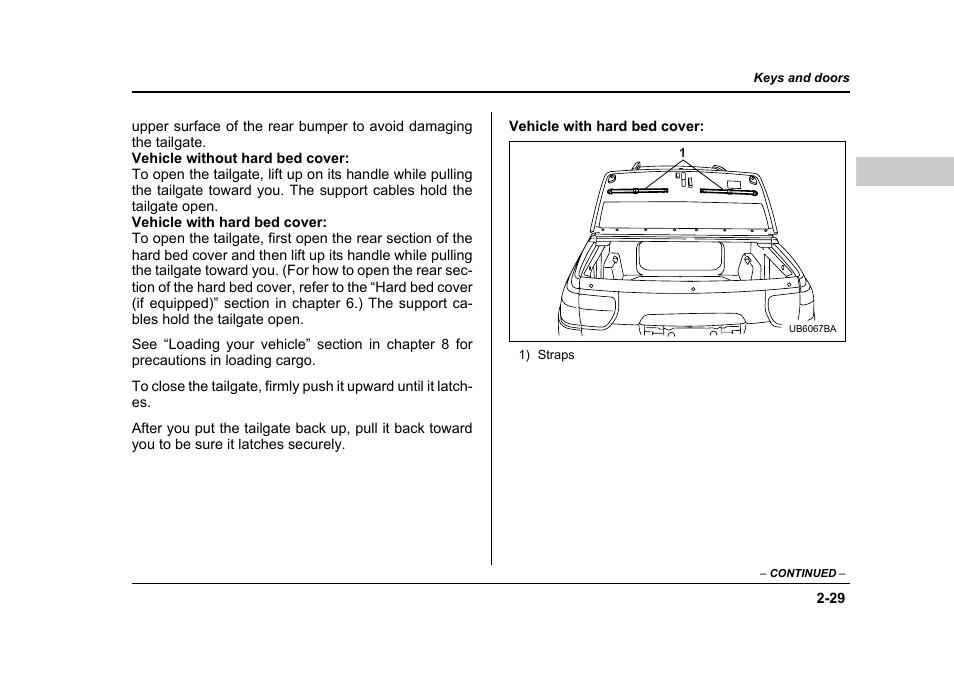 Subaru 2006 Baja User Manual | Page 118 / 487