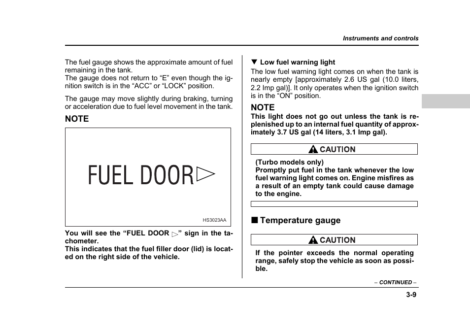 Subaru 2006 Baja User Manual | Page 136 / 487