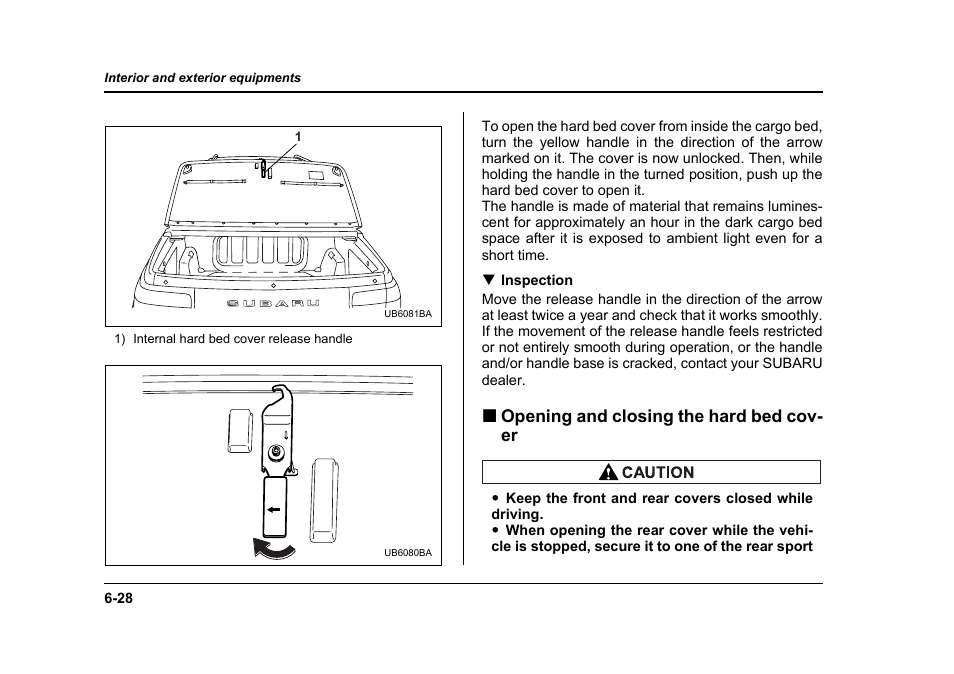 Subaru 2006 Baja User Manual | Page 237 / 487