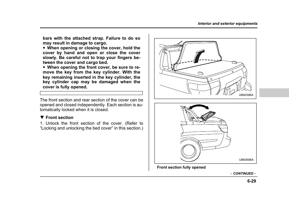 Subaru 2006 Baja User Manual | Page 238 / 487