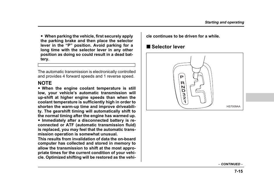 Subaru 2006 Baja User Manual | Page 268 / 487