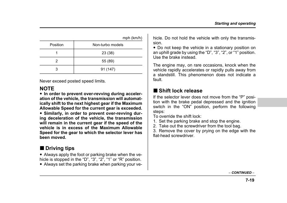 Subaru 2006 Baja User Manual | Page 272 / 487