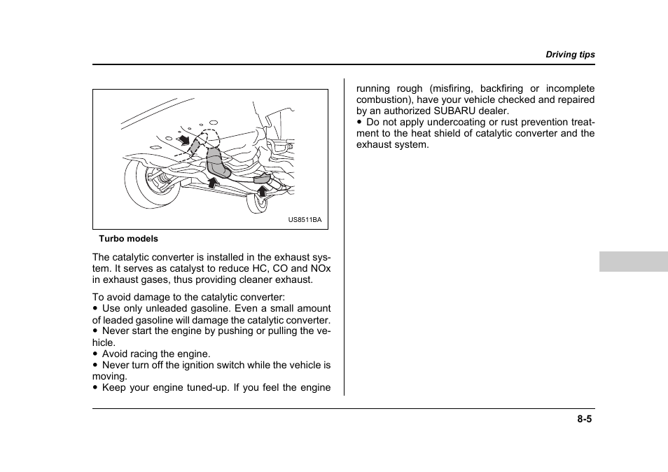 Subaru 2006 Baja User Manual | Page 298 / 487