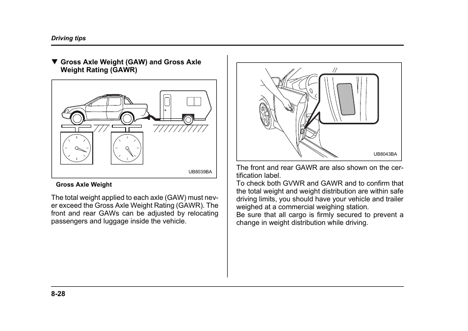 Subaru 2006 Baja User Manual | Page 321 / 487
