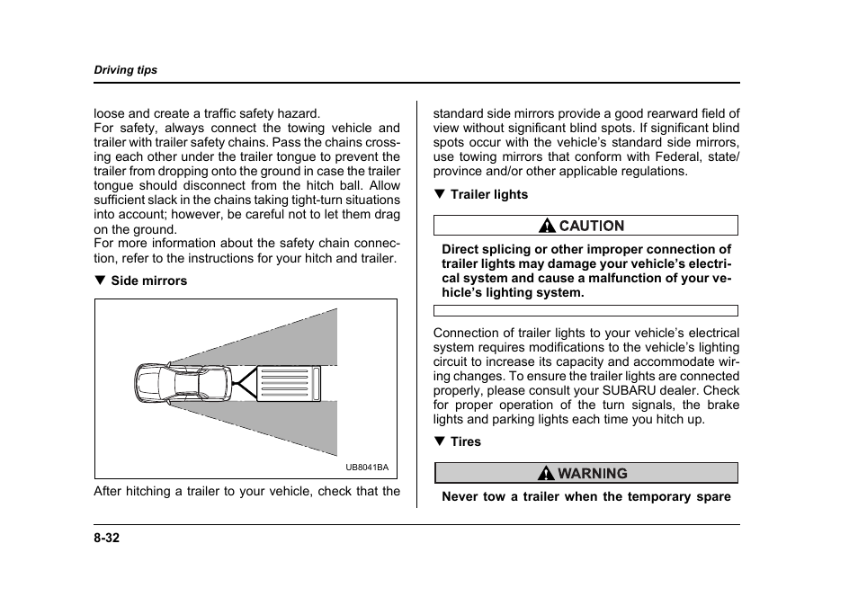 Subaru 2006 Baja User Manual | Page 325 / 487