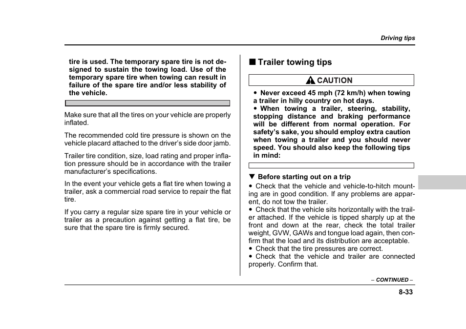 Subaru 2006 Baja User Manual | Page 326 / 487