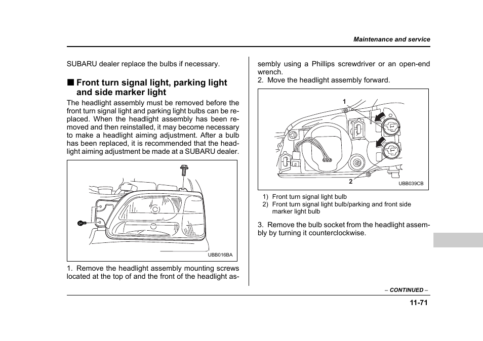 Subaru 2006 Baja User Manual | Page 436 / 487