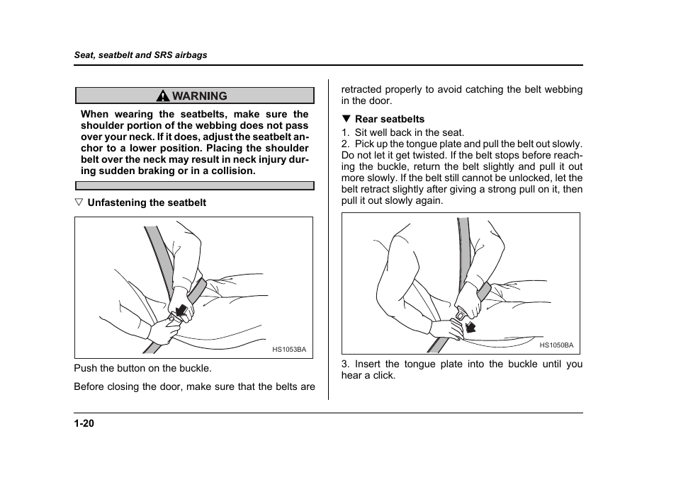 Subaru 2006 Baja User Manual | Page 45 / 487